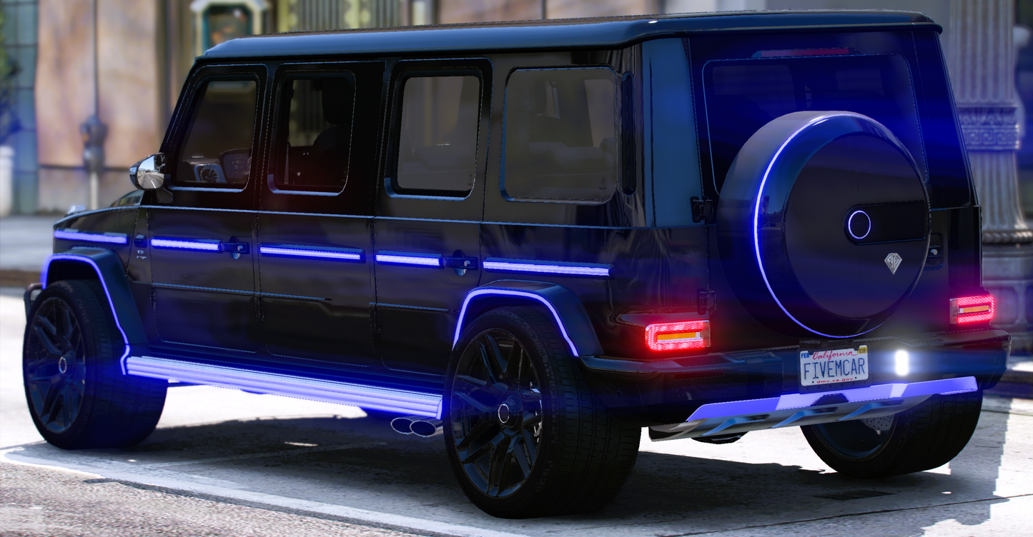 (Rebranded) Glowing Light G63 10 Seater (Bulletproof)