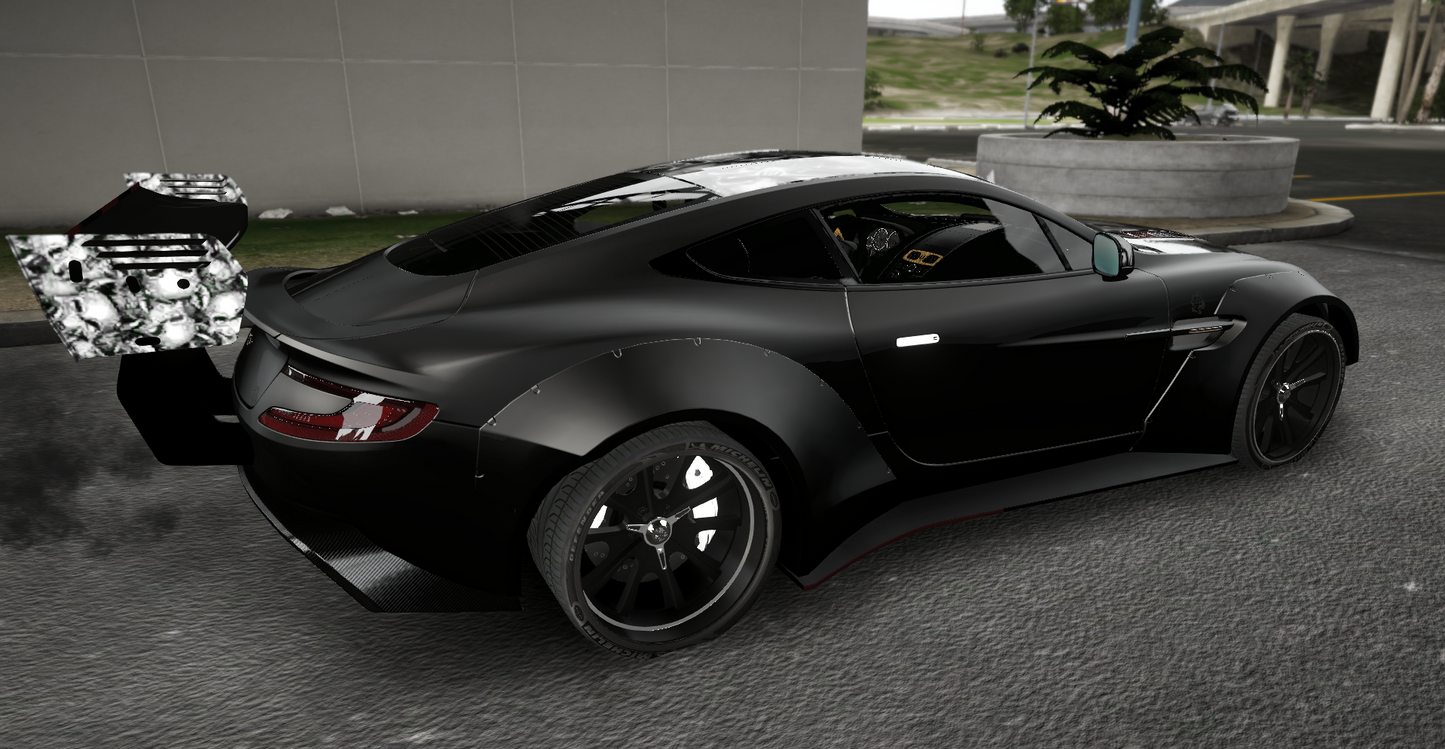 Aston Martin Vanquish Dynamic Lights Custom Glow Livery Scissor Doors | AG TEAM