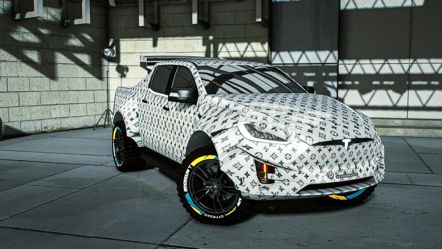 Tesla Model X P90D Pickup Custom (14 Livery) | WZChichiLopeez