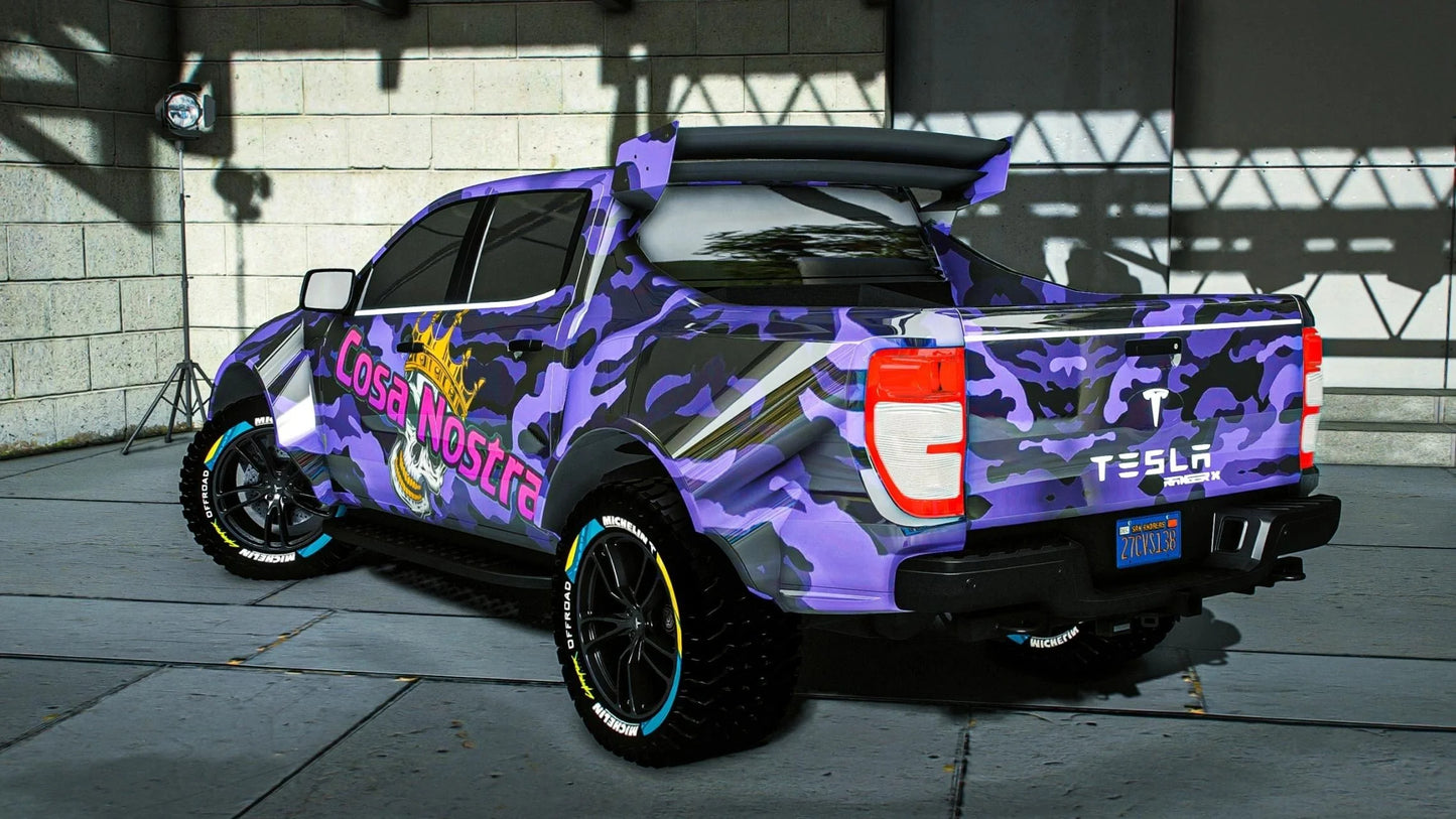 Tesla Model X P90D Pickup Custom (14 Livery) | WZChichiLopeez