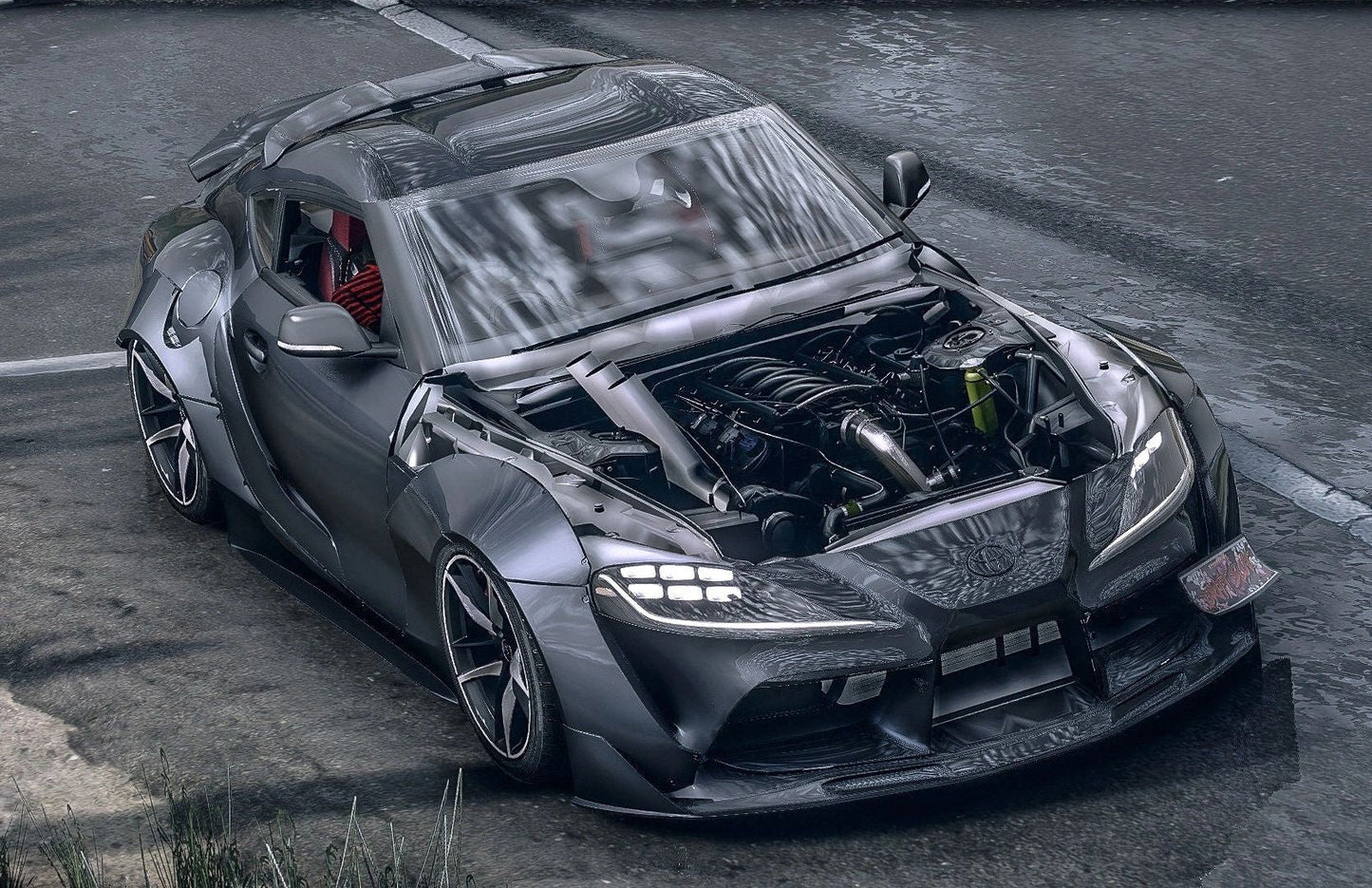 Toyota Supra MK5, 73 tuned parts | FDAC