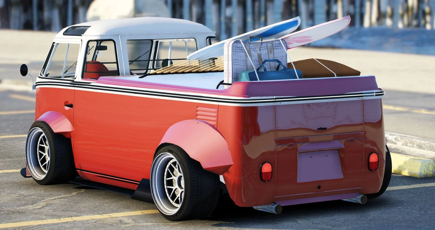 (Debadged) Volkswagen Bus Widebody RYG | Hamada