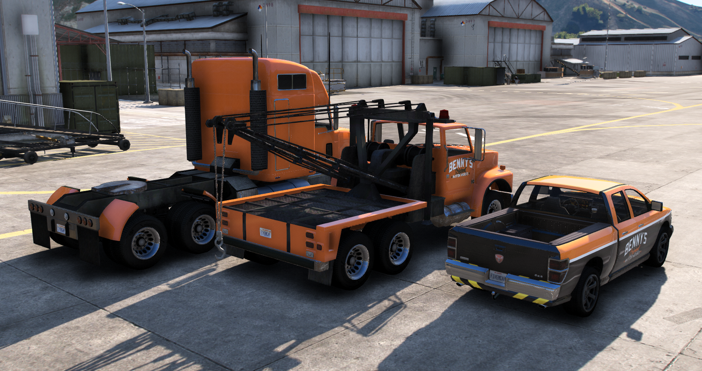 (Debadged LF) Benny's Mechanics Tow Pack (3 Cars)