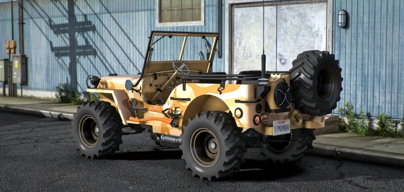(Debadged) Willy's MB Jeep Off-Road | BCF Customs