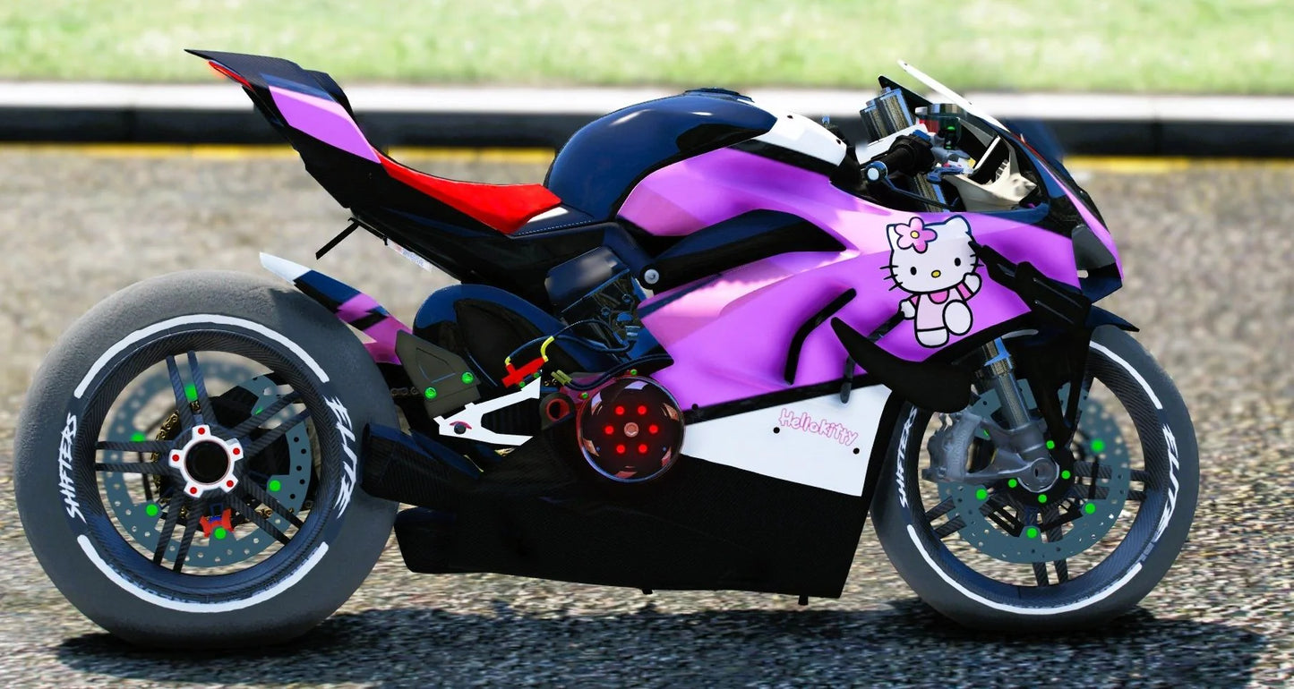 (Debadged) Ducati V4SL Hello Kitty | Tony´s Custom