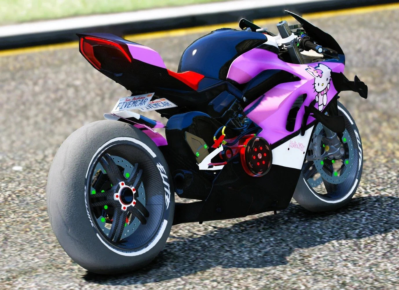 (Debadged) Ducati V4SL Hello Kitty | Tony´s Custom