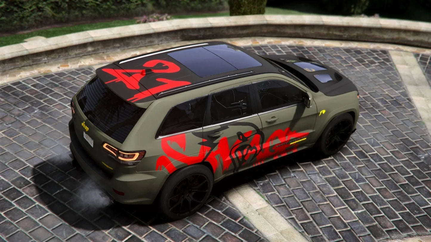 JEEP Trackhawk “Savage” (4 Liveries) | Mopar Mak