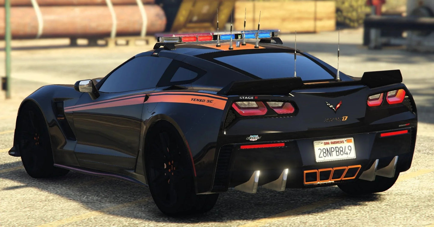 Unmarked PD Custom 2023 Chevrolet Corvette C7 ZR1 1000HP Yenko Performance | Tony´s Custom