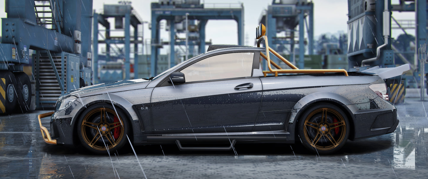 Mercedes C63 Pickup | Bleed