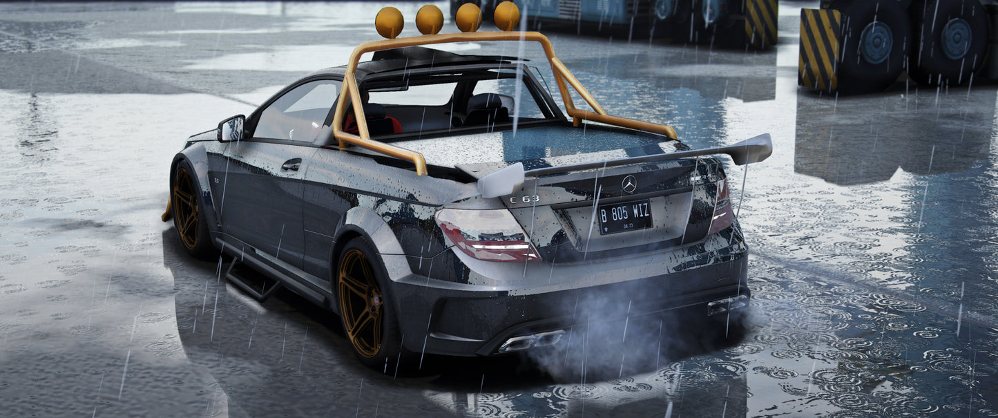 Mercedes C63 Pickup | Bleed
