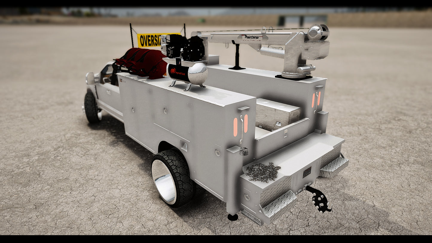 Ford F-450 Platinum Lifted Reserve Dually Service Truck | Chuckk Customs