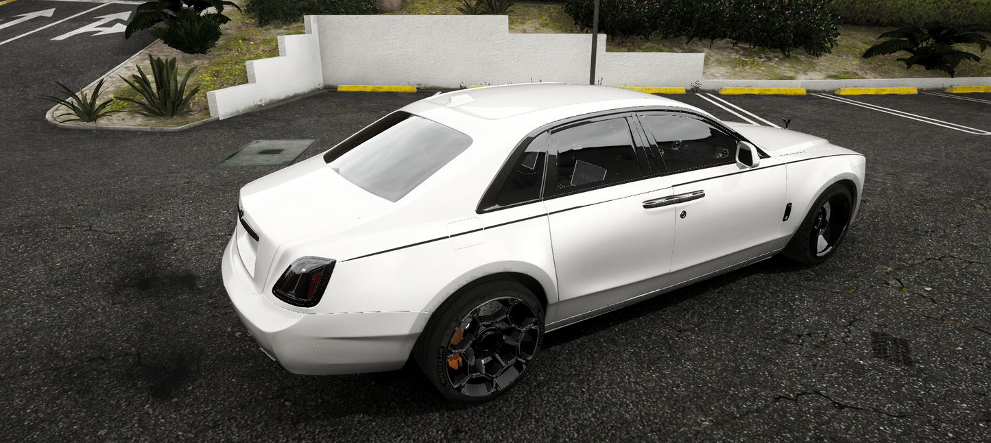 (Debadged) 2025 Rolls Royce Ghost Black Badge (Animated Spirit Of Ecstasy) | OYC