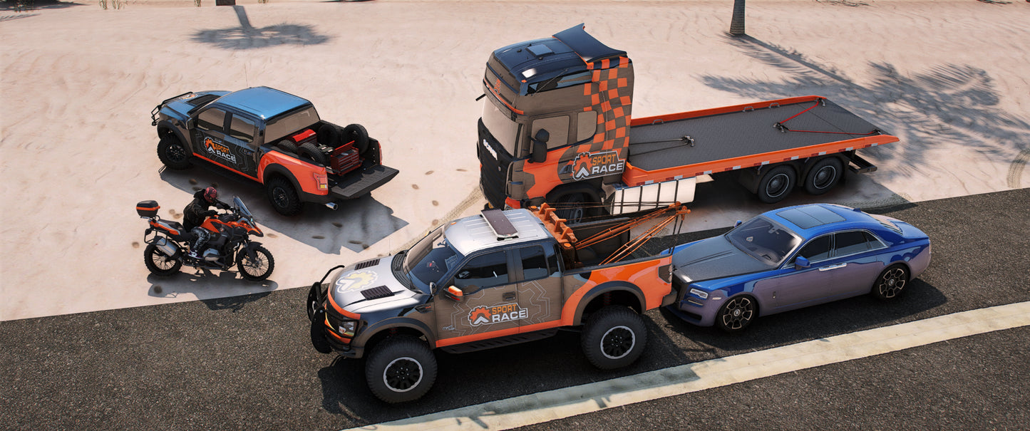 Sport Race Energy Mec Pack (4 vehicles)