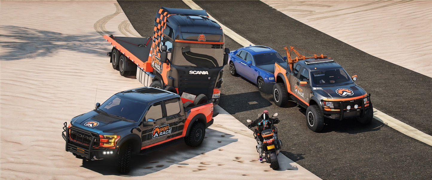 Sport Race Energy Mec Pack (4 vehicles)