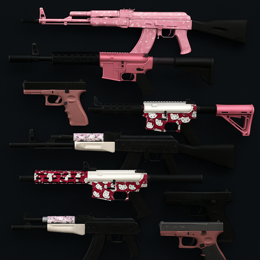 Female Weapon Pack | 11 Custom Weapons