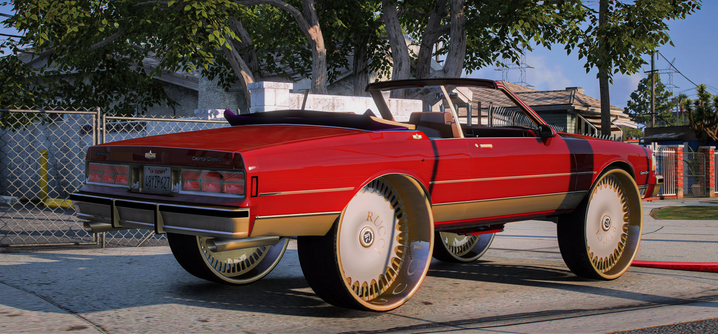 2 Door Drop Chevrolet Caprice on staggered Rucci | PNUT Customs
