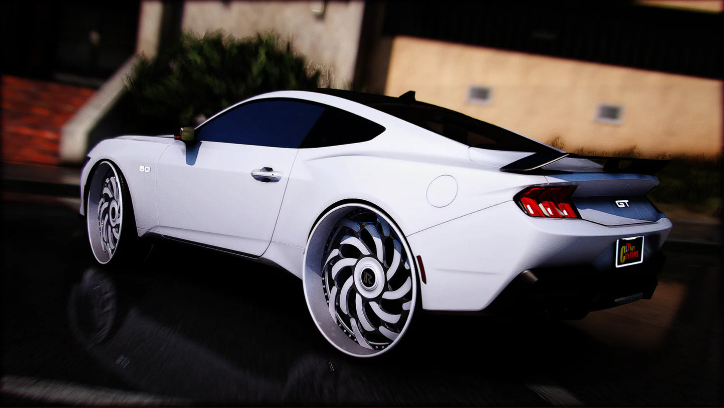 2024 Ford Mustang GT 2 Door on Staggered Rucci | PNUT Customs
