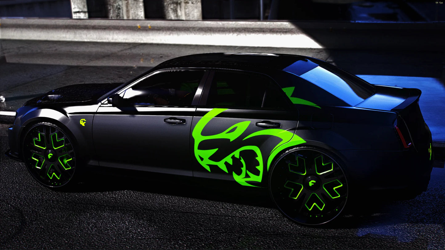 Chrysler 300c Hellcat on Forgiatos | PNUT Customs