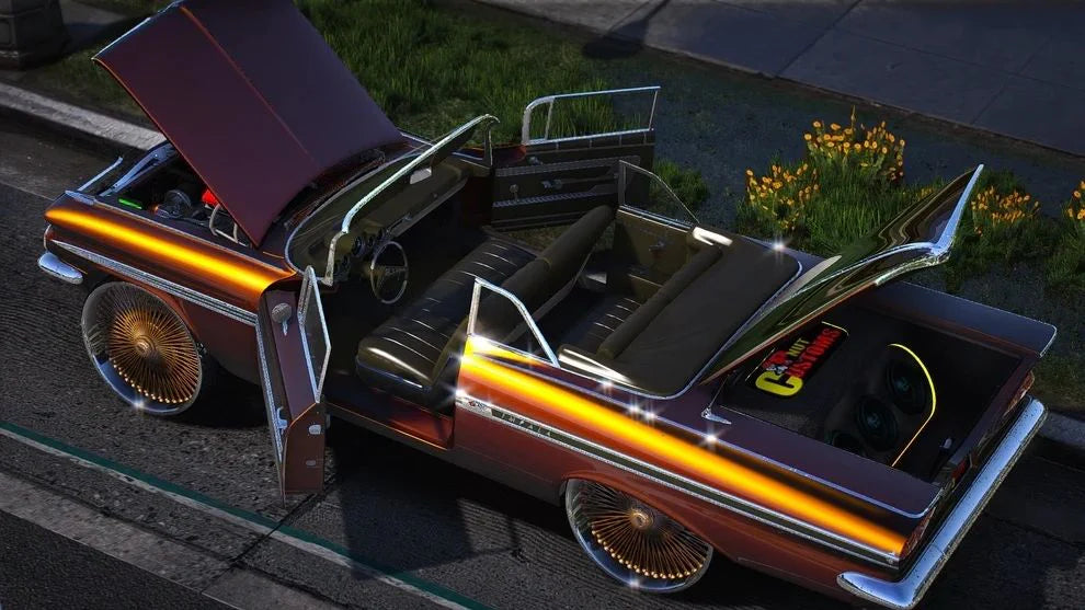 1959 Impala Drop Top on Daytons | PNUT Customs