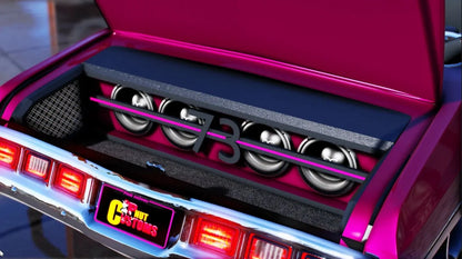 1973 Chevy Convertible Donk on Forgiatos [Animated Roof] | PNUT Customs