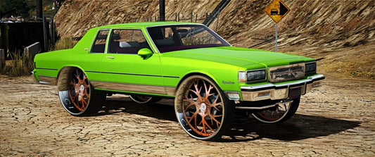 1975 Chevrolet Caprice Classic Boxx Romani Donk | Pnuts