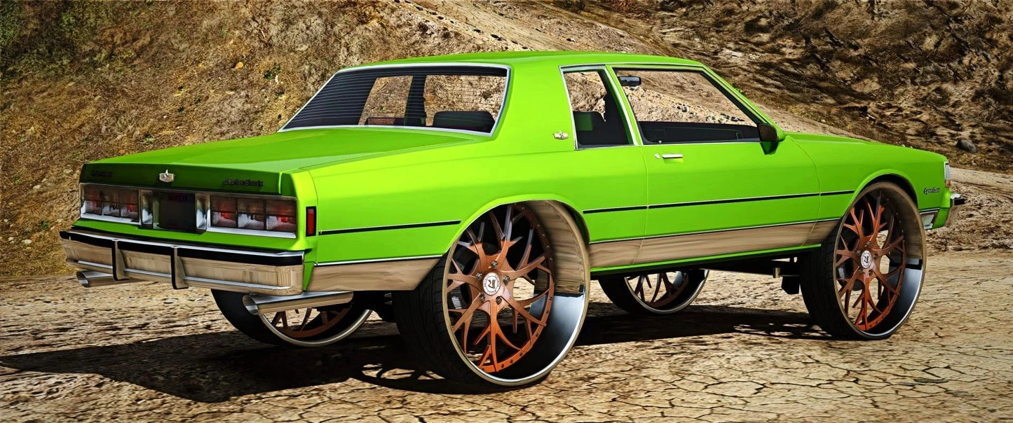 1975 Chevrolet Caprice Classic Boxx Romani Donk | Pnuts