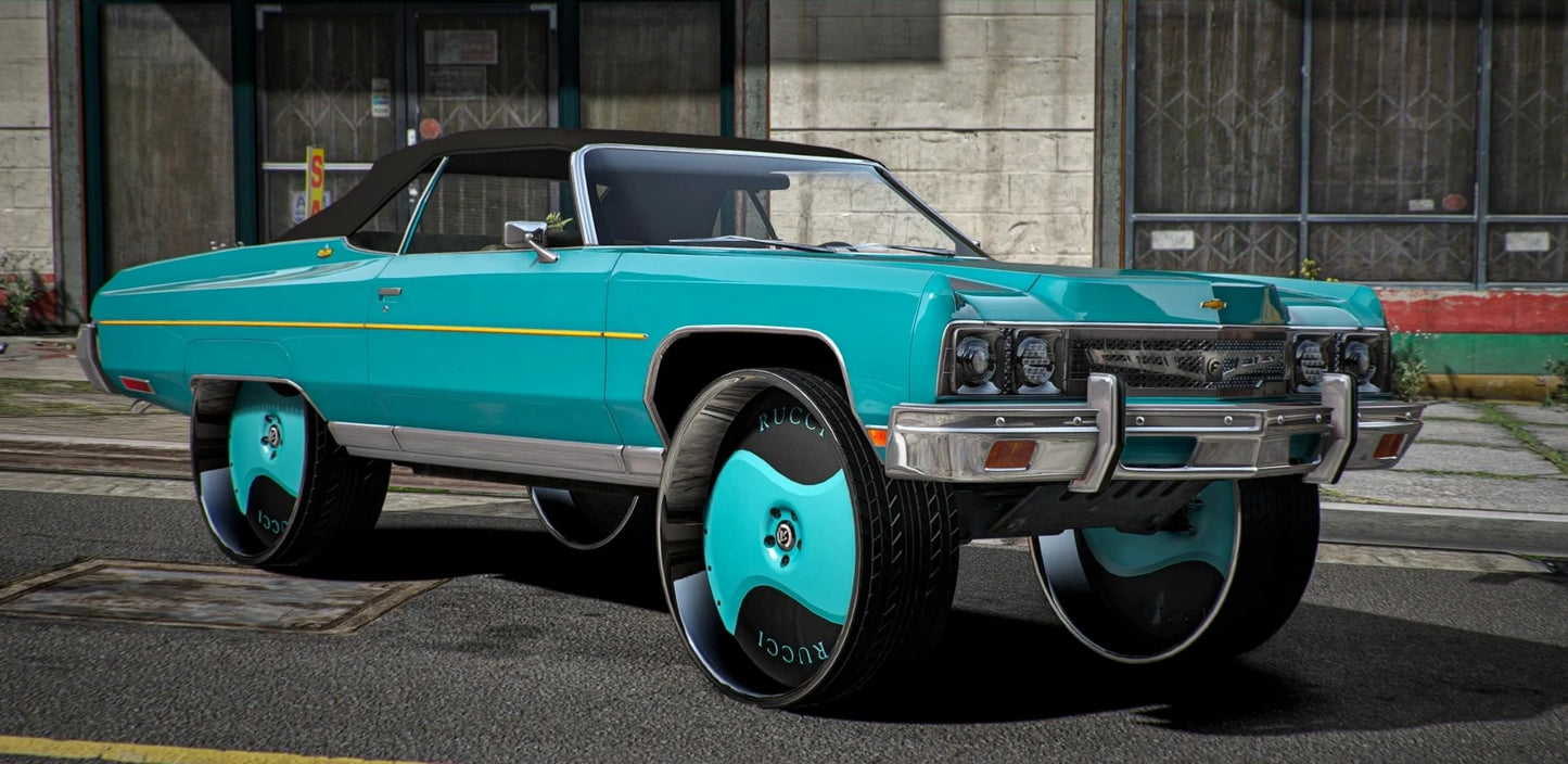 1973 Chevy Caprice Rucci Donk | Krazy Customs