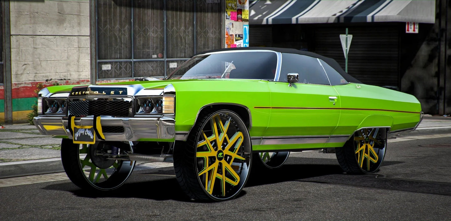 1971 Chevy Impala Vert On Armani Forged | One Deep