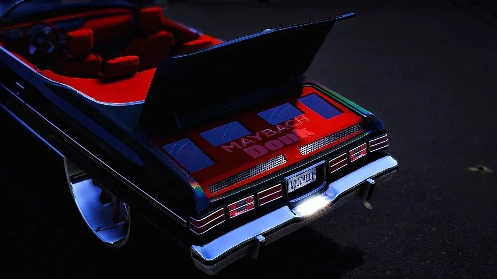 1975 Chevrolet Maybach Donk Drop Oop on Staggered Amani Forged | PNUT Customs