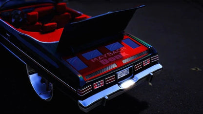 1975 Chevrolet Maybach Donk Drop Oop on Staggered Amani Forged | PNUT Customs