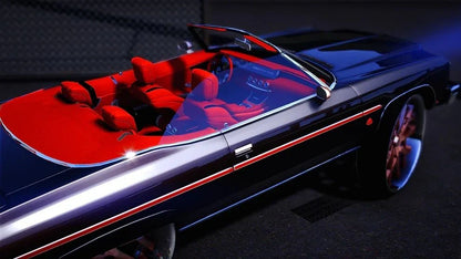 1975 Chevrolet Maybach Donk Drop Oop on Staggered Amani Forged | PNUT Customs