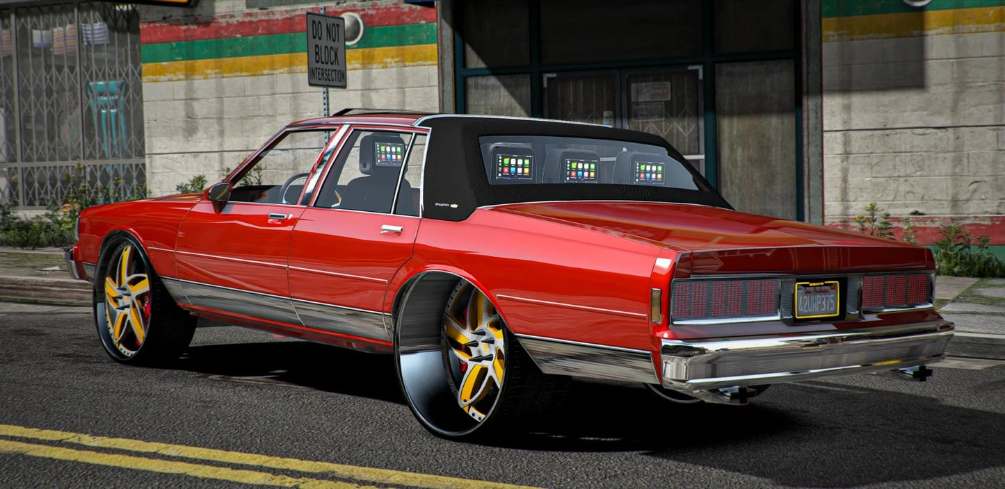 1986 Chevy Caprice Brougham CF On Corleone Forged Rims | DDC Cars