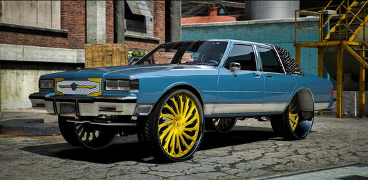1989 Chevy Caprice Kodak Box Donk with LV Interior | Krazy Customs