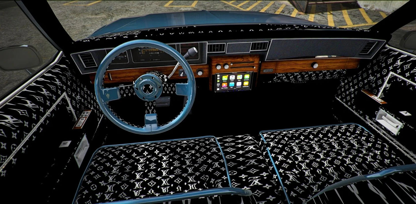 1989 Chevy Caprice Kodak Box Donk with LV Interior | Krazy Customs