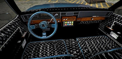 1989 Chevy Caprice Kodak Box Donk with LV Interior | Krazy Customs