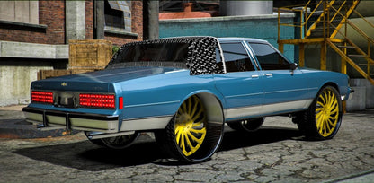 1989 Chevy Caprice Kodak Box Donk with LV Interior | Krazy Customs