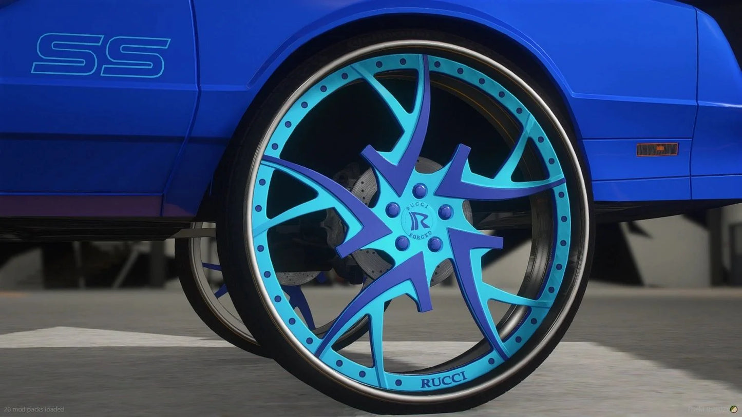 1988 Chevy Monte Carlo SS Droptop Custom on Ruccis | Bleed