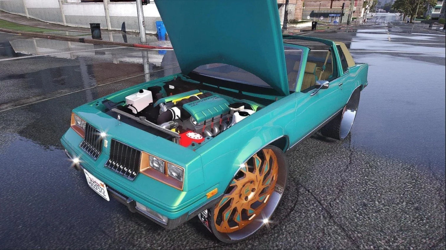 1984 Oldsmobile Cutlass on Rucci Forged | PNUT Customs