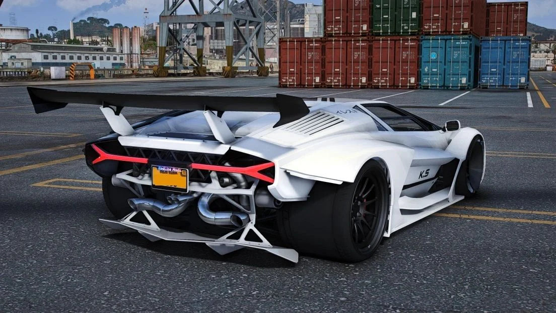 1988 Lamborghini Countach KS Widebody TwinTurbo Custom V2 | Tora