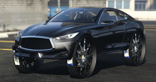 (Debadged) Infiniti Q60 BKS Donk With Butterfly Doors | SA Customs