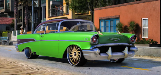 1957 Chevy Belair On Forgiatos | DDC Cars