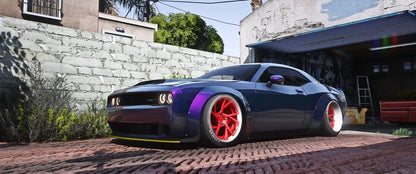 Dodge Challenger SRT Hellcat Widebody Bagged | Hawk