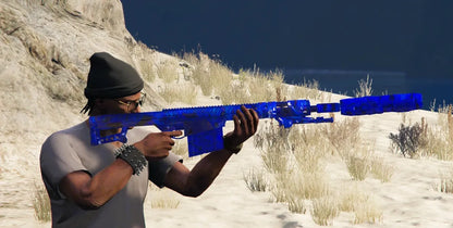 Royal Blue Sniper Rifle