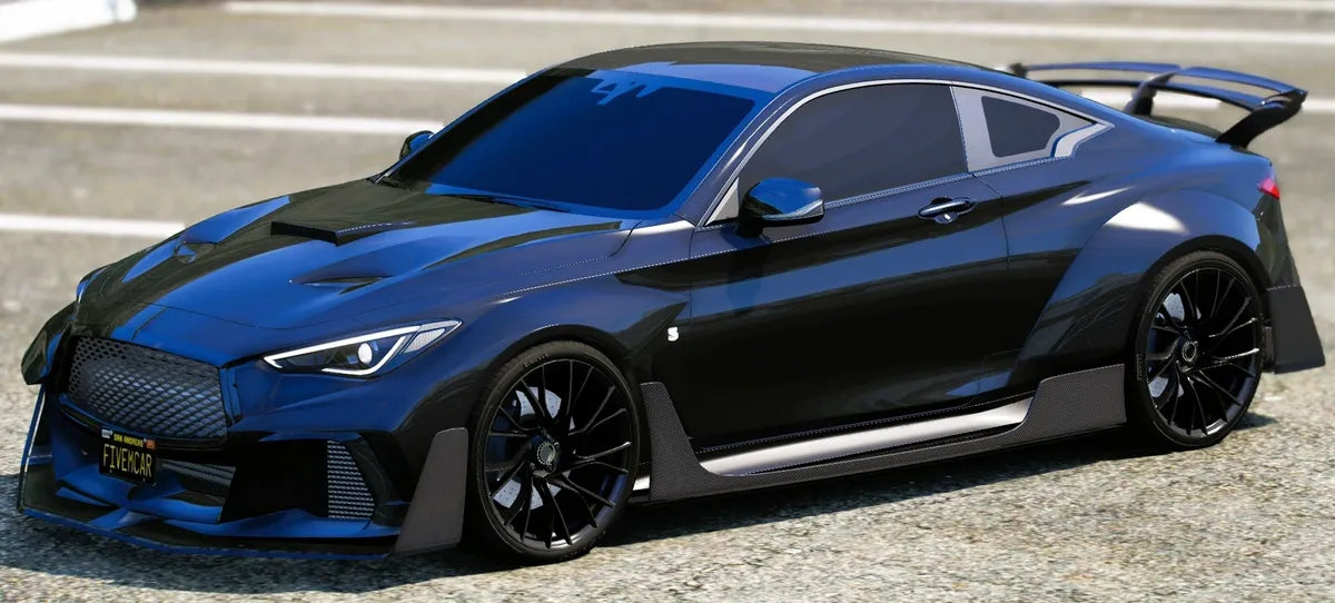 (Debadged) Infiniti Q60 Black S Hycade Edition Bulletproof | Zeed