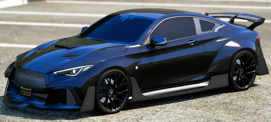 (Debadged) Infiniti Q60 Black S Hycade Edition Bulletproof | Zeed