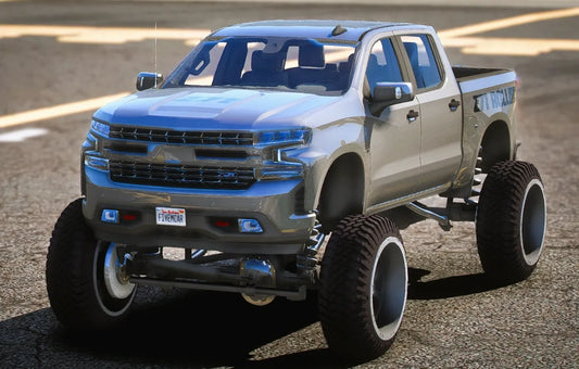(Debadged) Chevrolet Silverado Z71 With High Lift Kit | NM Customs