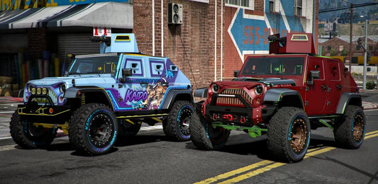 Jeep Kaido Armor [55+ Tuning Parts] [Dinamic Lights] | Port Baek