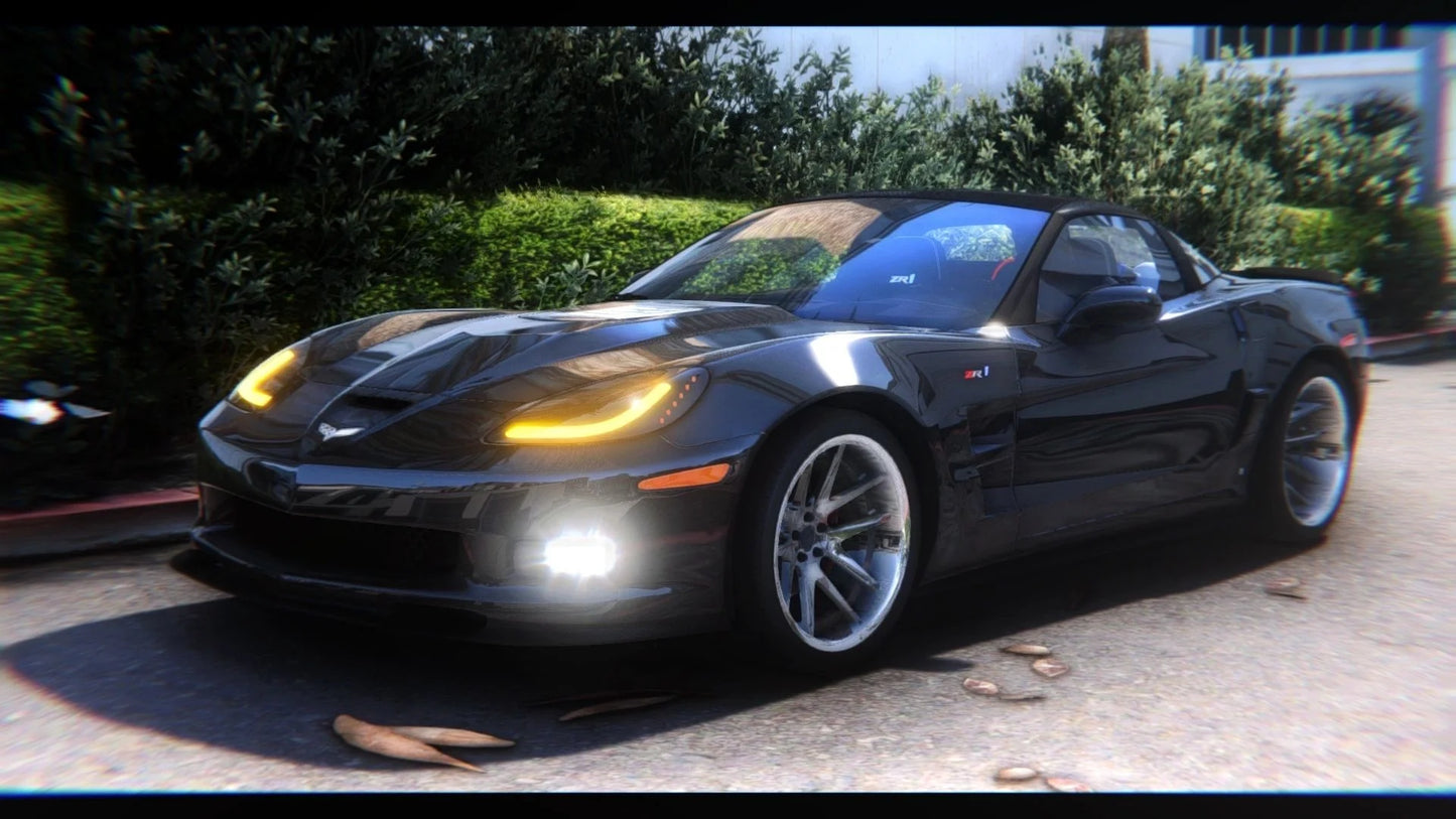 2005 Corvette ZR1 Marble Twin Charged | Playa Custom