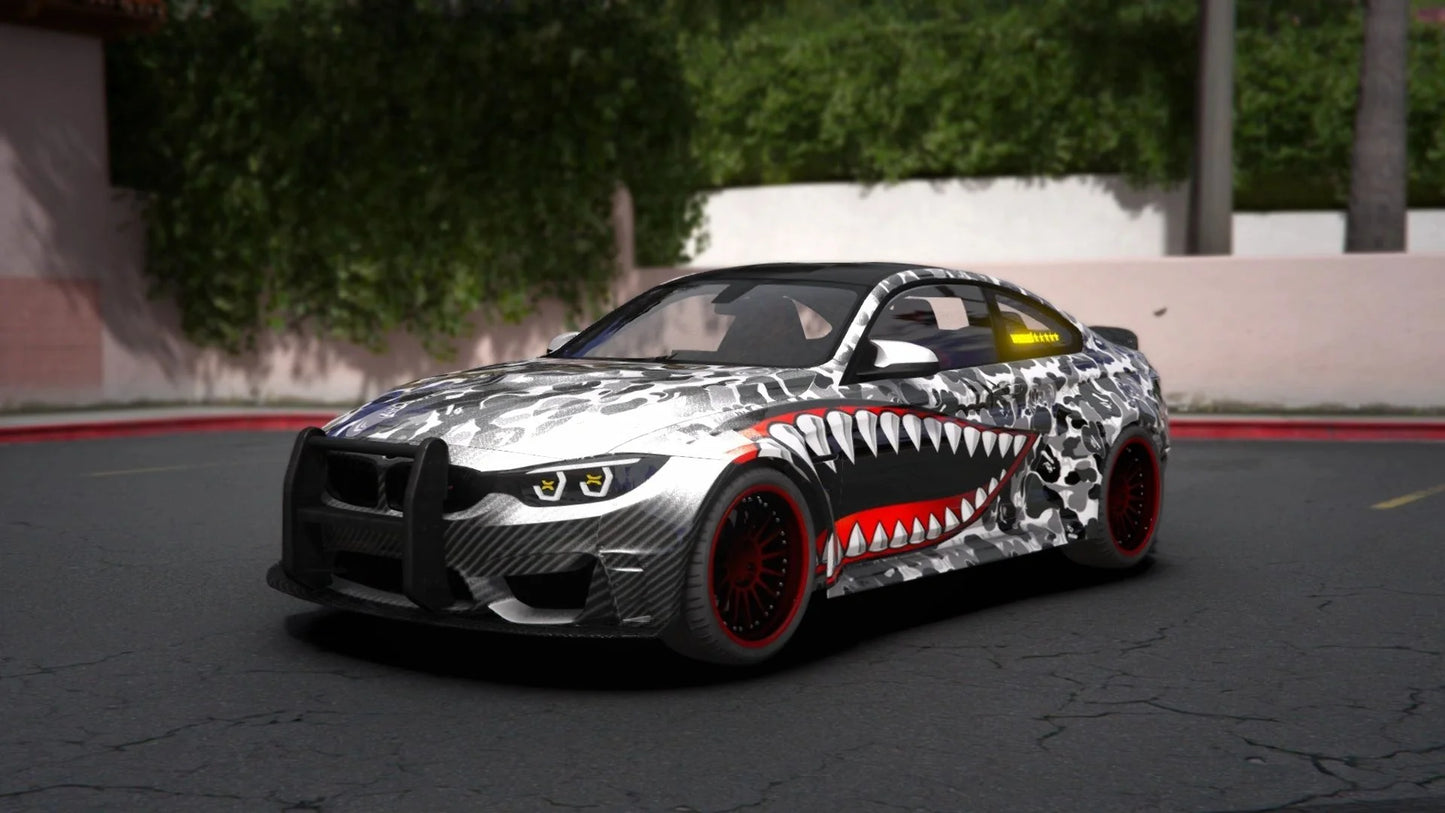 2018 BMW M4 Shirokai Widebody (Animated Windows) (5 Liveries) | Jay Designs
