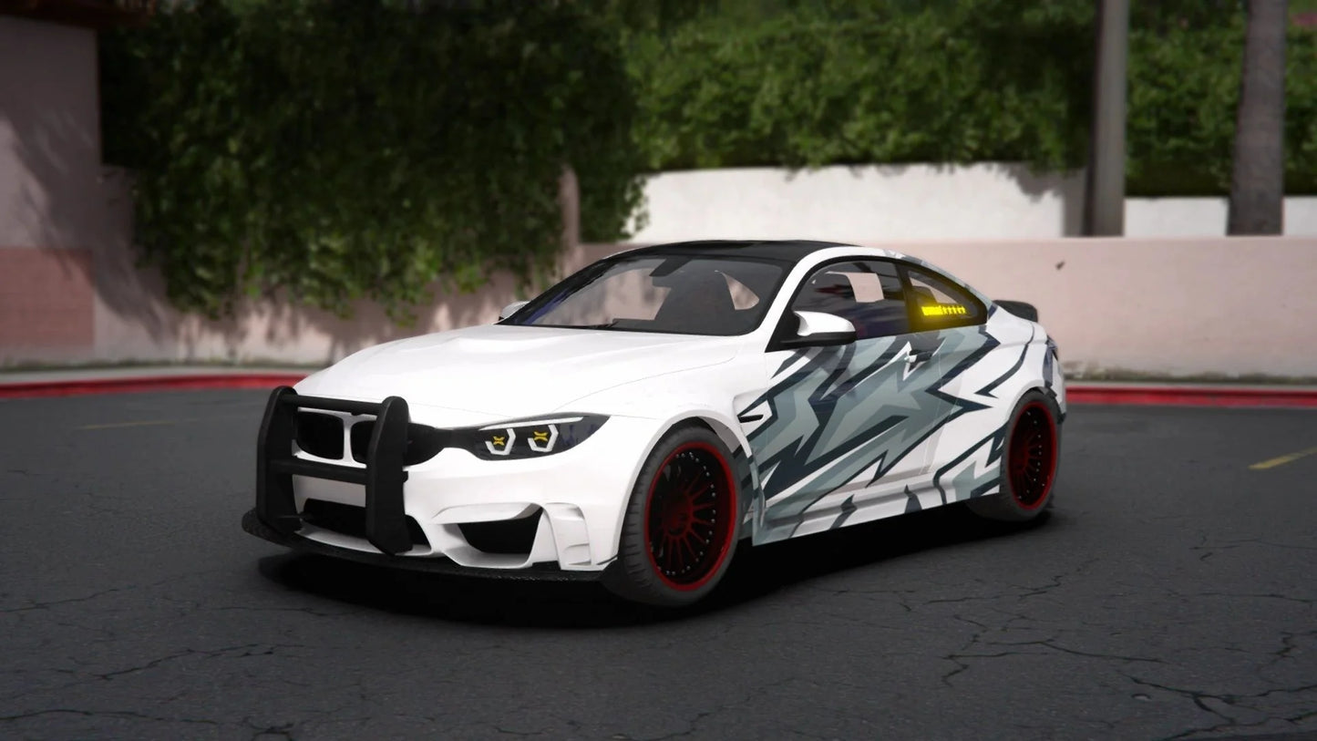 2018 BMW M4 Shirokai Widebody (Animated Windows) (5 Liveries) | Jay Designs